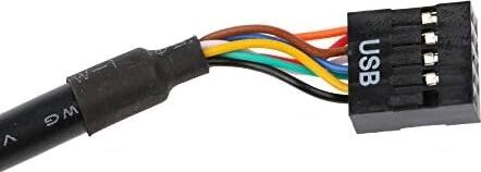 AL-4584 9 Pin USB 2.0 Dişi - 19 Pin USB 3.0 Erkek Çevirici Dönüştürücü Adaptör Kablosu