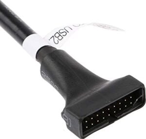 AL-4584 9 Pin USB 2.0 Dişi - 19 Pin USB 3.0 Erkek Çevirici Dönüştürücü Adaptör Kablosu