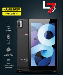 7'' IPS Ekran 4 Çekirdek 3GB/64GB Tablet Pc