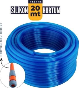 20 Metre Silikonlu Bahçe Hortumu Sulama Aparatı Hediyeli 712342