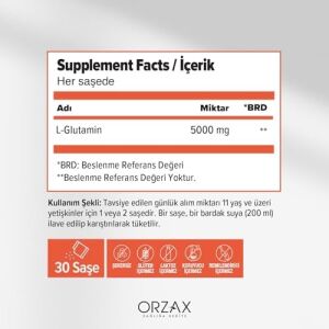 Ocean L-Glutamin 500 Mg 60 Saşe
