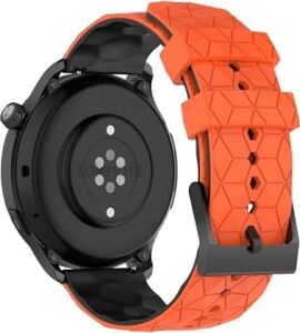 22MM ile Uyumlu Saatler Için Geometrik Model 46MM Silikon Kordon  Watch (Gt6 Pro/gt6/gt5 Pro/gt5/gt4/watch 4 Pro/gt3/gt3 Pro/gt2/gt2 Pro)