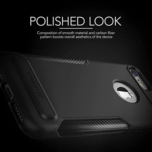 iPhone 7 New Carbon Fit Kılıf Black