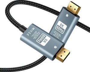 Dp To Dp Kablo, 8k 60Hz 200CM Yüksek Hızlı, Displayport Kablo 2 Metre Kablo Uzunluğu Displayport To Displayport Kablo 200CM ZR856
