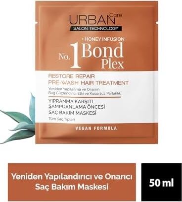 No.1 Plex Yıpranma Karşıtı Duş Öncesi Saç Bakım Maskesi 50 Ml- Vegan