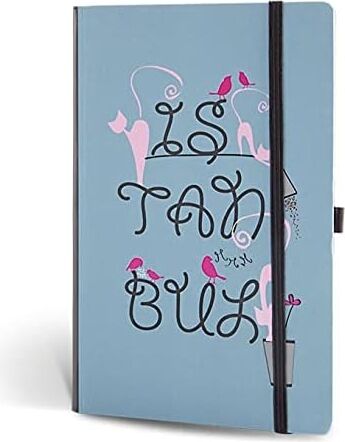 Istanbul Mini Defter Çizgili Lastikli Tipogarfi