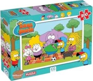 200 Parça 33X48CM Çocuk Puzzle Yapboz Serisi