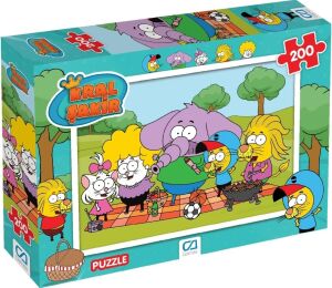 200 Parça 33X48CM Çocuk Puzzle Yapboz Serisi