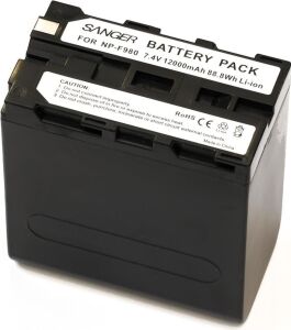 Sanger NP-F980 12000MAH  Kamera Batarya