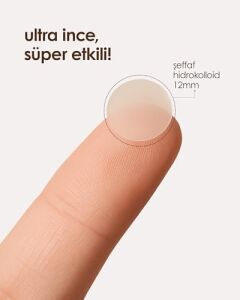 Stopever Clearly Spot Patch, Sivilce Karşıtı Şeffaf Plaster | Şeffaf, Ultra Ince, Hidrokolloid + Niacinamide + Salicylic Asit Içerikli Akne Karşıtı Yüz Bandı | 24 Adet