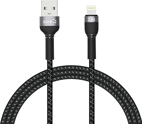 Shira Serisi Lightning USB Kablo 1m, Siyah