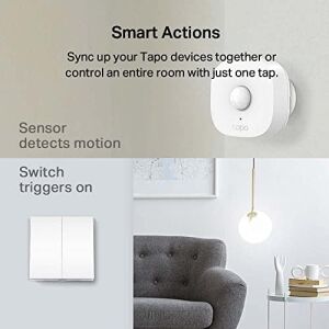 S220, Akıllı Işık Anahtarı, Uzaktan Kumanda, Aletsiz Pil Değiştirme, Nötr Gerekmez, Tüm Ampullerle Uyumlu, Alexa ve Google Home ile Çalışır, Tapo Hub Gereklidir Ayrıca Satılır
