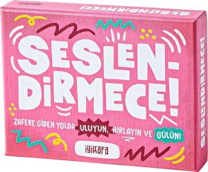 Seslendirmece – Sesle Anlatım Parti Kutu Oyunu | Anlamsız Seslerle Anlat, Tahmin Et, Puan Kazan | 3+ Oyuncu 7+ Yaş | Kahkaha Garantili Anlar