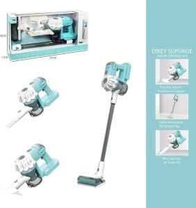 LS8803Q Vardem Dikey Elektrik Süpürgesi Ekranlı Kutu Yeşil-Gri 3 In1