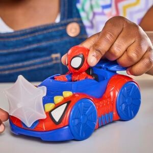 Spidey And His Amazing Spidey Web Crawler Aksiyon Figürü ve Oyuncak Araba