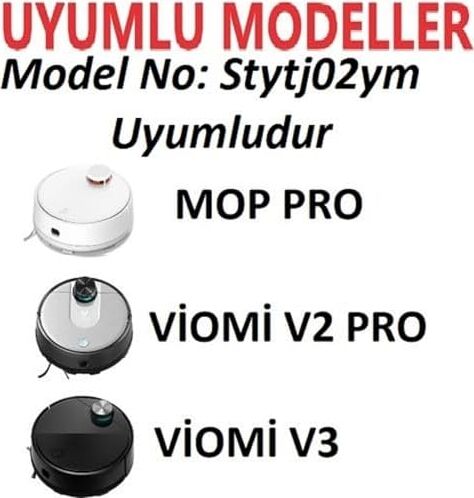 Viomi Se,viomi V2, Viomi V3 Uyumlu Hepa Filtre, Fırça,yan Fırça Yedek Parça Yenileme Aksesuar Seti-9 Parça