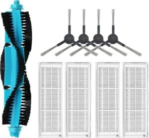 Viomi Se,viomi V2, Viomi V3 Uyumlu Hepa Filtre, Fırça,yan Fırça Yedek Parça Yenileme Aksesuar Seti-9 Parça