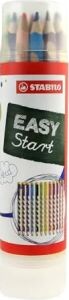 Easycolors - Ergonomik Kuru Boya Kalemi - 12 Renkli Tüp - Sol