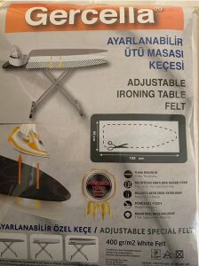 Ayarlanabilir Ütü Masası Kılıfı Örtüsü Bezi Keçesi (Ütü Masası& Aksesuarları, Ev Gereçleri,evteks)