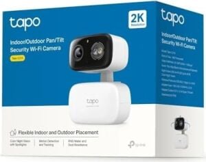 Tapo C216 | Iç ve Dış Mekan Wi-Fi Güvenlik Kamerası | 2k 3mp Netlik | 360° Pan/tilt Hareketli | Renkli Gece Görüşü | Aı Bebek Ağlaması ve Kişi Algılama | Akıllı Takip | Bulut/sd Kart Depolama