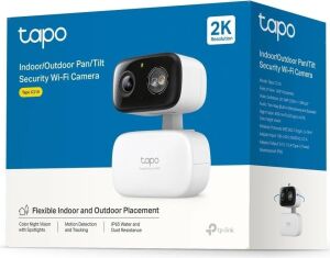 Tapo C216 | Iç ve Dış Mekan Wi-Fi Güvenlik Kamerası | 2k 3mp Netlik | 360° Pan/tilt Hareketli | Renkli Gece Görüşü | Aı Bebek Ağlaması ve Kişi Algılama | Akıllı Takip | Bulut/sd Kart Depolama