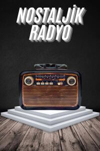 Eskitme Nostalji Tasarımlı Bluetoothlu Nostalji Radyo Ahşap Nostaljik Görünümlü