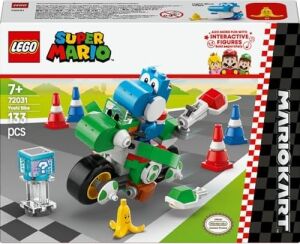 Super Mario: Mario Kart – Yoshi Bike 72031, 7 Yaş ve Üzeri Erkek ve Kız Çocukları ve Oyuncular Için Yaratıcı Oyuncak Yapım Seti, Oyuncular Için Doğum Günü Hediyesi (133 Parça)