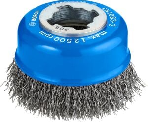 Professional Accessories Clean Dalgalı Tencere Fırçası (Metal Için, X-Lock Için, Ø 75 Mm, Tel Kalınlığı 0,3 Mm, Ø 125 Mm)