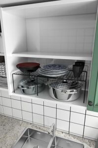 Genişletilebilir Raf Ayarlanabilir Dolap Içi Düzenleyici Mutfak Düzenleyici Banyo Düzenleyici