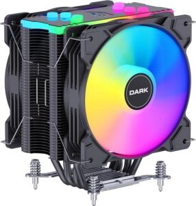 Dark Freezer X129 2xaddresseble Rgb LED Fanlı Kule Tipi Soğutucu (DKCCX129)