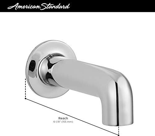 American Standard 8888317.243 Studio S Diveter Olmayan 1/2 IPS Küvet Ağzı, Mat Siyah