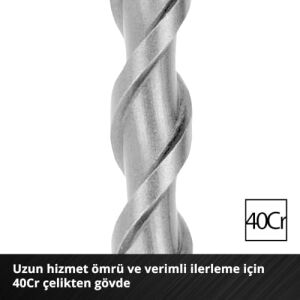 Orijinal  7 Parça Sds Plus Kırıcı Matkap Ucu Seti, 160 Mm, (4 Ağızlı Karbür Plakalı, Merkezleme Uçlu, 40CR Takım Çeliğinden Üretilmiştir; Tadilat ve Beton Bağlantı Işleri Için) - 49265510