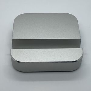 Premium Alüminyum Cep Telefonu Standı – Masaüstü Kullanım Için Ergonomik, Kompakt Tasarım, iPhone ve Android Uyumlu, Gümüş Grisi