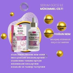 Walker's Vitamins Ultra Pure Cilt Serumu 30 ml Leke Karşıtı