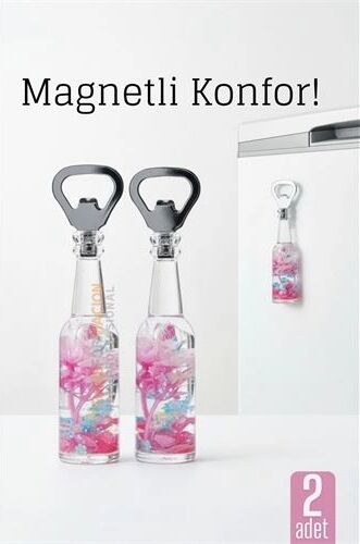 Mıknatıslı Dekoratif Şişe Açacağı – Çiçekli Tasarım, Buzdolabı Magnetli, Pratik ve Şık 722322