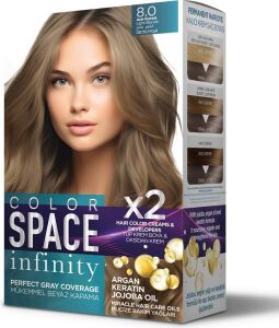 Space Infınıty Set Saç Boyası 8.0 Açık Kumral