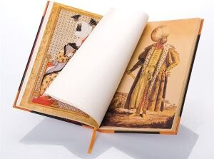Osmanlı Kaftan Journal Çizgili Lacivert