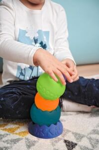 Sensory Yumuşak Piramit: Duyusal Denge Oyuncağı | Üst Üste Dizme Oyunu | Alfabe Rakamlar ve Renkleri Öğretir | Bebek Denge Dizme Istifleme Oyuncak | Montessori Tipi | Motor Becerileri ve Zihinsel