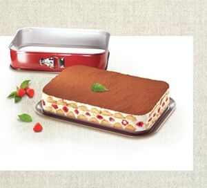 Delibake Dikdörtgen Kelepçeli 36 x 24 cm Kek Kalıbı - 2100104743