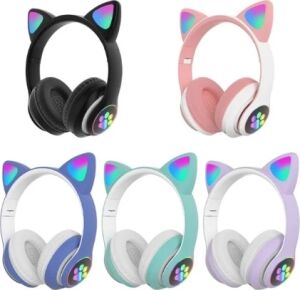 Kedi Figürlü Bluetooth Kulaklık