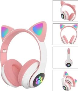 Kedi Figürlü Bluetooth Kulaklık
