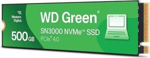 Western Digital Green SN3000 Nvme 500 GB (5.000 Mb/sn'ye Kadar Okuma 4.000 Mb/sn'ye Kadar Yazma) - WDS500G4G0E