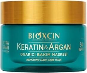 Keratin & Argan Onarıcı Saç Bakım Maskesi 225 ml – Yıpranmış Saçlar Için Nemlendirici ve Onarıcı Bakım
