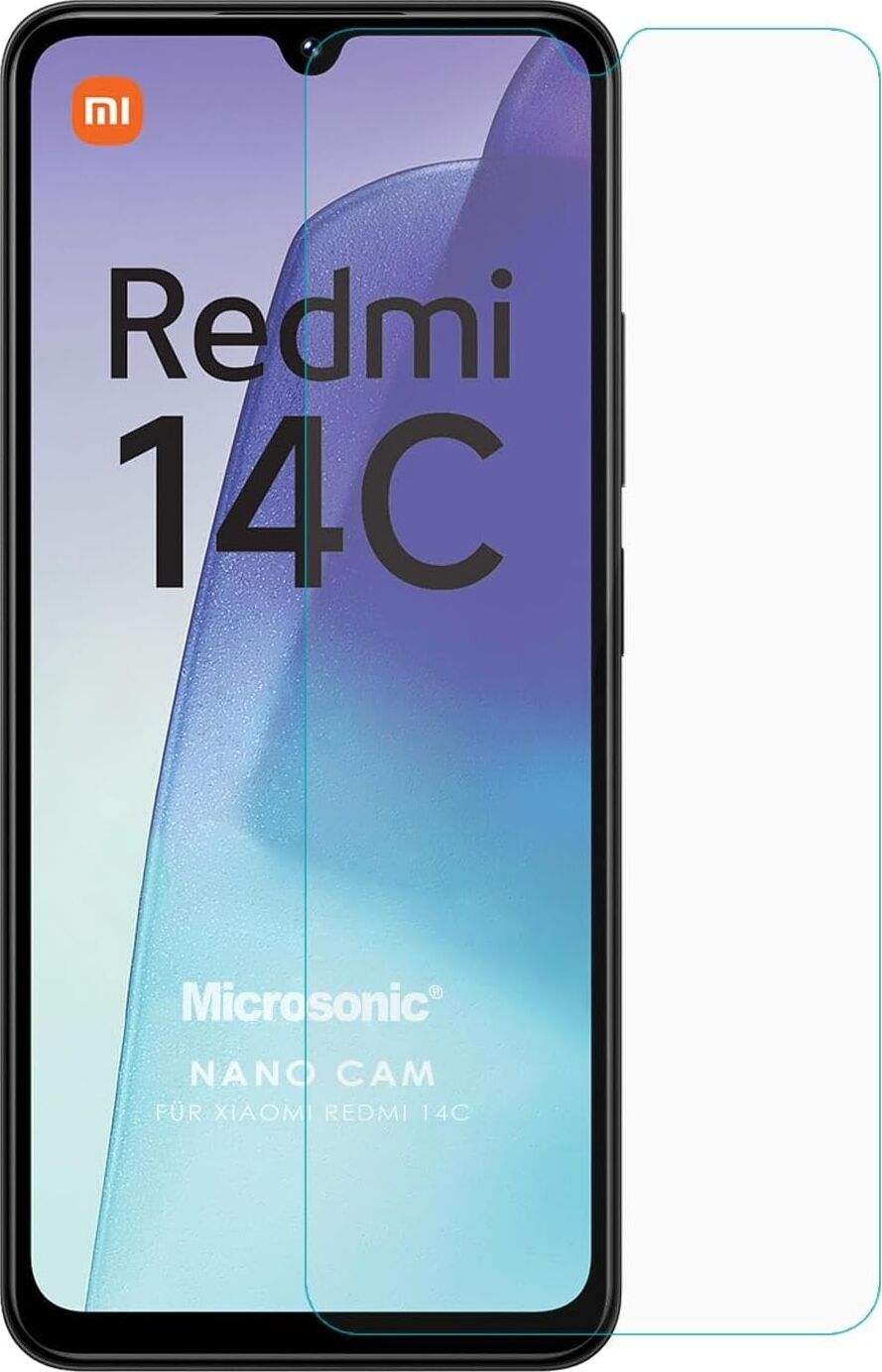 Xiaomi Redmi 14C Nano Glass Cam Ekran Koruyucu [redmi 14C ile Uyumlu Ekran Koruyucu - Şeffaf]