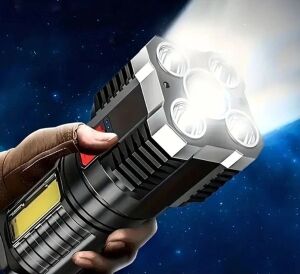 USB Şarjlı 4 Modlu El Feneri
