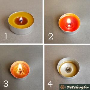 25 Adet Standart Tealight Mumları, 4+ Saat Yanma Süresi, Kaliteli Fitil, Türk Malı, Küçük ve Şık Mini Mumlar, Düğün ve Doğum Günü Dekorasyonu Için Romantik Aydınlatma