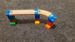 5 Parça  To Uyumlu Ahşap Tren Rayı Adaptör Seti