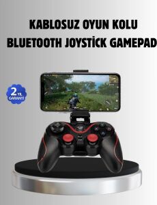 Bluetooth Kablosuz Gamepad Tv Pc Telefon Uyumluluğu Kolay Bağlantılı