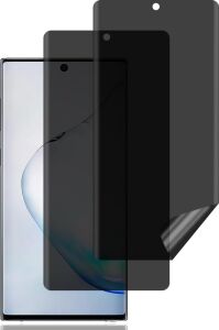 Galaxy Note 10 Privacy (Hayalet) Ekran Koruyucu – 2 Adet - 9h Seramik Cam, Yan Görünme Engelleyici, Tam Kaplama