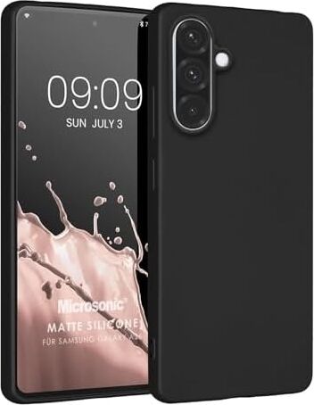 Matte Silicone  Galaxy A36 Kılıf Siyah [galaxy A36 ile Uyumlu Kılıf - Siyah]